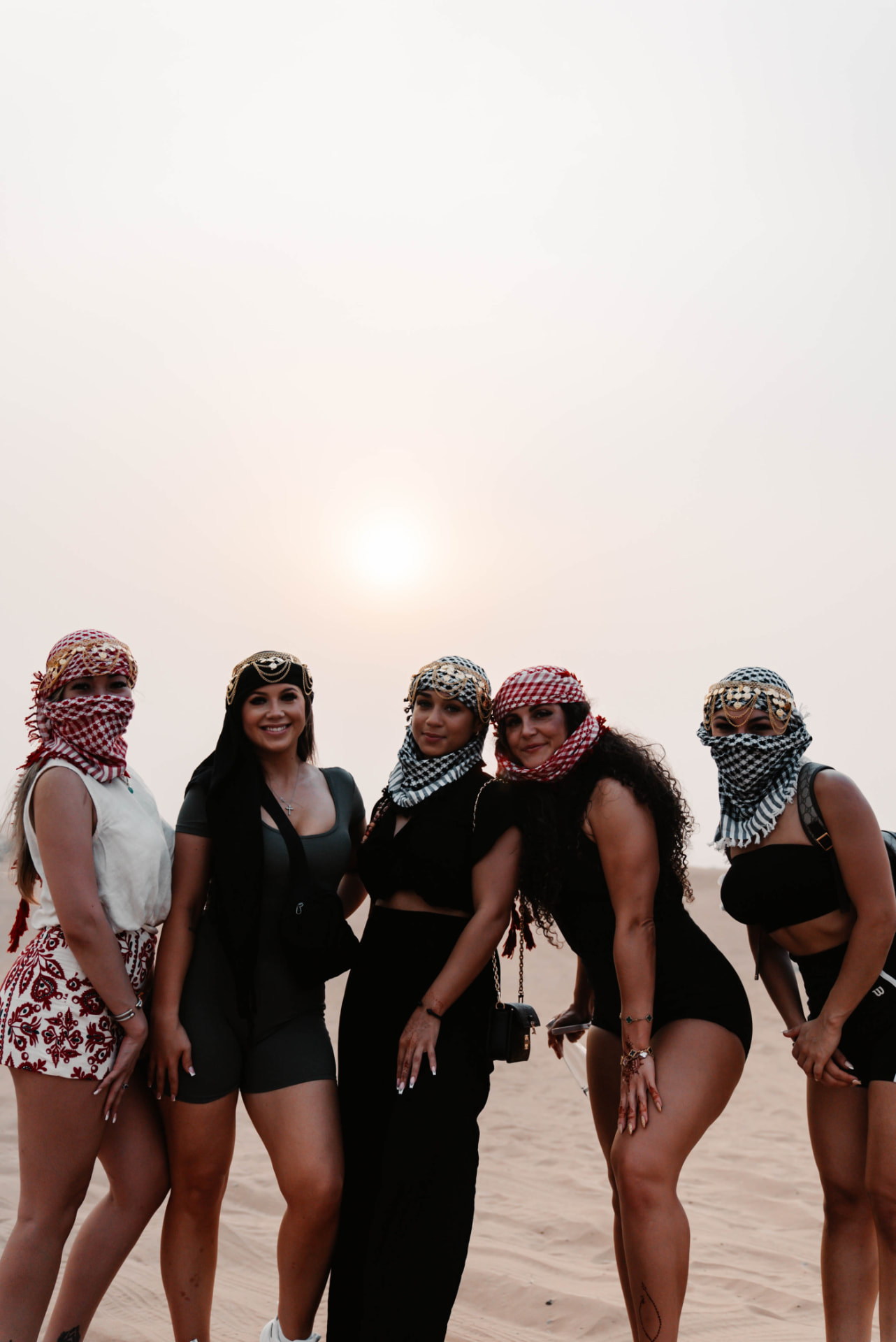 JetQuest travelers in the Dubai desert